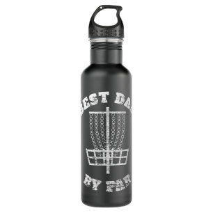 Best Dad By Par - Disc Golf Father's Day Stainless Steel Water Bottle