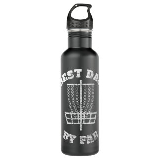Best Dad By Par - Disc Golf Father's Day Stainless Steel Water Bottle
