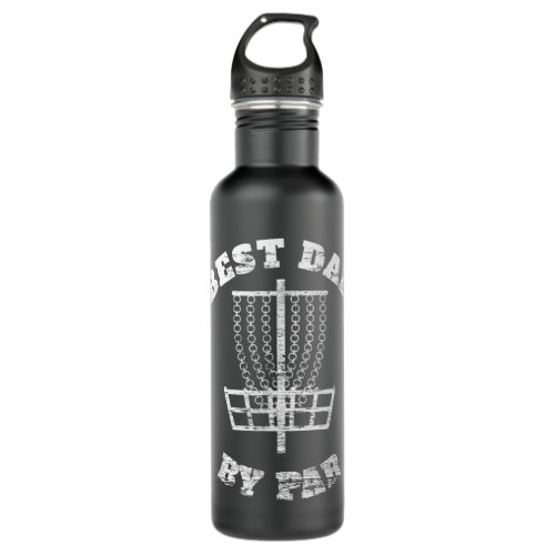 Best Dad By Par _ Disc Golf Fathers Day Stainless Steel Water Bottle