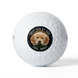 Best Dad By Par Dog Dad Personalized Photo Custom Golf Balls Best Dad By Par Dog Dad Personalized Photo Custom Golf Balls