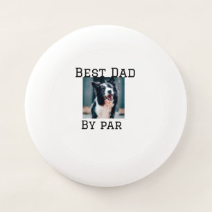 Best dad by par dog pet photo modern simple. Wham-O frisbee