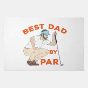 Best Dad By Par Doormat