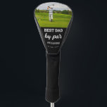 Best Dad By Par Father's Day Custom Photo Golf Hea Golf Head Cover<br><div class="desc">Best Dad By Par Father's Day Custom Photo Golf Head Cover</div>
