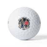 Best Dad By Par - Fathers Day - Golf Dad Photo Golf Balls Best Dad By Par - Fathers Day - Golf Dad Photo Golf Balls