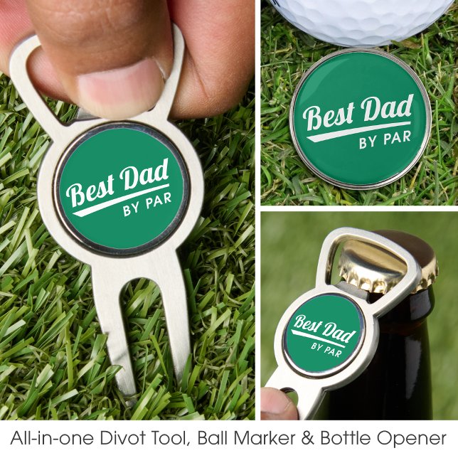 Best Dad By Par Father's Fun Green Golf Divot Tool (Creator Uploaded)