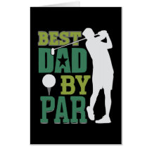 Best Dad By Par Funny Father's Day Card