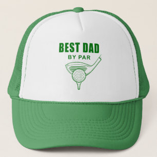 Best Dad By Par – Funny Sarcastic Golf Pun Father' Trucker Hat