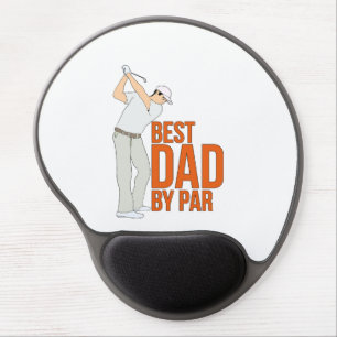 Best Dad By Par Gel Mouse Pad