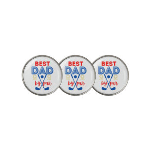 Best Dad By Par Golf Ball Markers