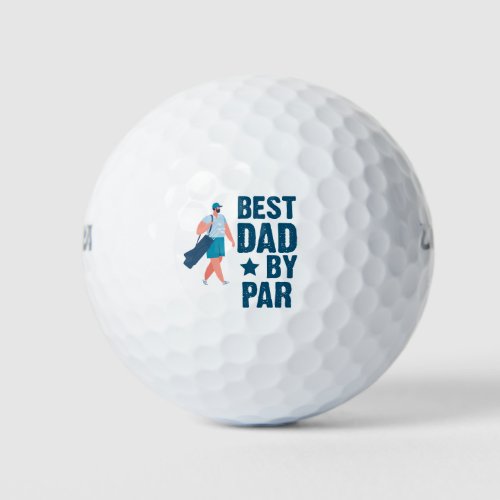 Best dad by par golf balls