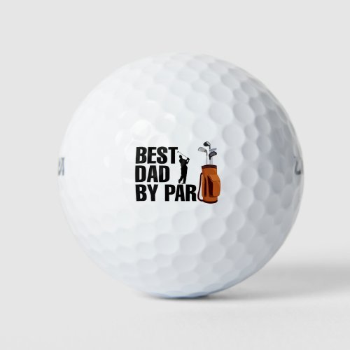 Best dad by par golf balls