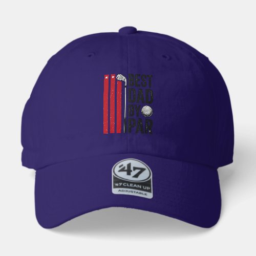 Best Dad By Par Golf Dad Vintage Design_1 47 Brand Hat