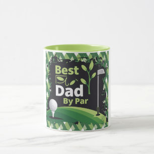 Best Dad By Par Golf Design Mug