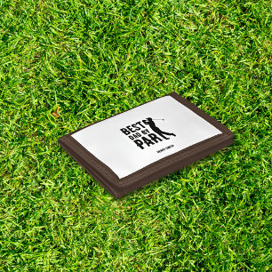 Best Dad by Par Golf Father's Day Daddy Gift Tri-fold Wallet