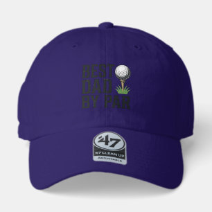 Best Dad By Par Golf Fathers Day Vintage Design_1 47 Brand Hat