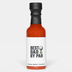Best Dad By Par Golf Fathers Day Vintage Design_1 Hot Sauces
