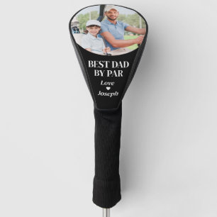 Best Dad By Par Golf Lover Gift Custom Photo Golf Head Cover