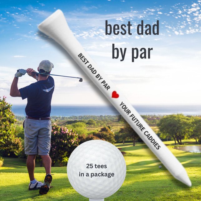 BEST DAD BY PAR GOLF TEES (Creator Uploaded)