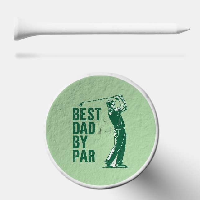 Best Dad by Par Golf Tees (Combo (Horz))