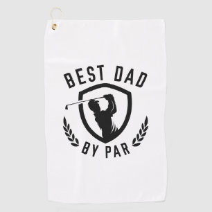 Best Dad By Par Golf Towel