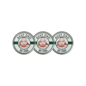 Best Dad By Par Golfer  Golf Ball Marker