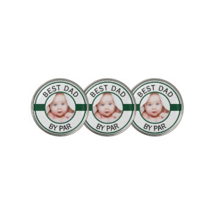 Best Dad By Par Golfer  Golf Ball Marker