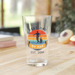 Best Dad By Par Golfing Fathers Day Sport Custom Glass<br><div class="desc">Retro Best Dad By Par design you can customize for dad, stepfather, grandpa or any golf enthusiast who's also a dad. Perfect gift for the best father, step daddy or grandfather ever who loves club sports or golfing The text "BEST DAD BY PAR" can be customized with any dad moniker...</div>