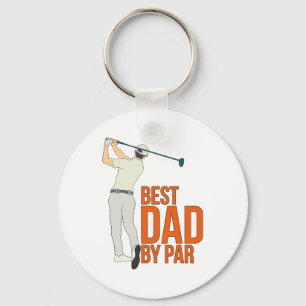 Best Dad By Par Keychain