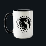 Best Dad By Par Modern Golf Golfing Mug<br><div class="desc">Best Dad By Par Modern Golf Golfing Mug features the text "Best Dad By Par" in trendy modern typography with a silhouette of a golfer playing golf on a golf ball background. Perfect for golf dads for Father's Day,  birthday,  Christmas and more. Created by Evco Studio www.zazzle.com/store/evcostudio</div>