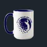 Best Dad By Par Modern Golf Golfing Mug<br><div class="desc">Best Dad By Par Modern Golf Golfing Mug features the text "Best Dad By Par" in trendy modern typography with a silhouette of a golfer playing golf on a golf ball background. Perfect for golf dads for Father's Day,  birthday,  Christmas and more. Created by Evco Studio www.zazzle.com/store/evcostudio</div>
