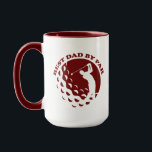 Best Dad By Par Modern Golf Golfing Mug<br><div class="desc">Best Dad By Par Modern Golf Golfing Mug features the text "Best Dad By Par" in trendy modern typography with a silhouette of a golfer playing golf on a golf ball background. Perfect for golf dads for Father's Day,  birthday,  Christmas and more. Created by Evco Studio www.zazzle.com/store/evcostudio</div>