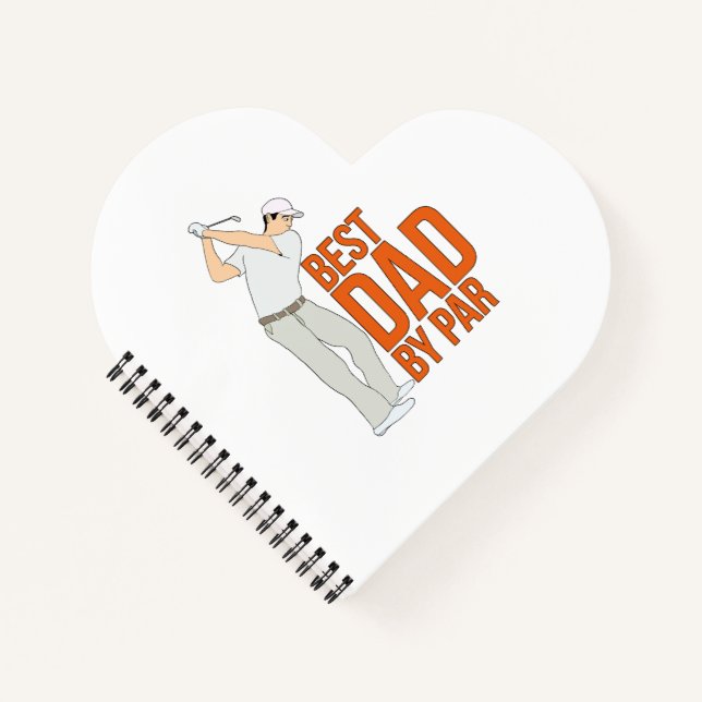 Best Dad By Par Notebook (Front)