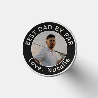 Best Dad By Par Personalized Custom Photo Golf Tees