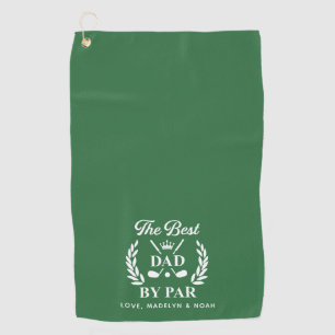 Best Dad by Par Personalized, Father's Day Golf Towel