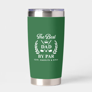 Best Dad by Par Personalized Golf Tumbler