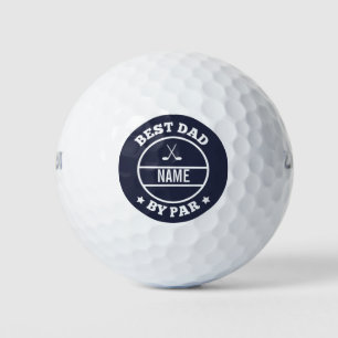 Best Dad By Par Personalized Name Golf Balls