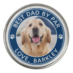 Best Dad By Par Personalized Pet Dog Photo Golfer Golf Ball Marker Best Dad By Par Personalized Pet Dog Photo Golfer Golf Ball Marker