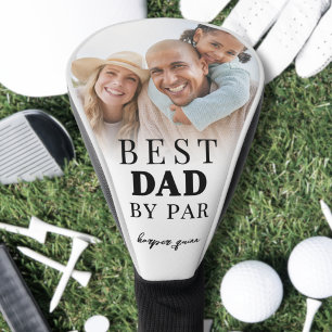Best Dad By Par Personalized Photo Golf Head Cover