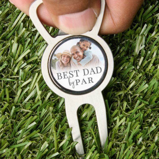 Best Dad By Par Photo Father Divot Tool (Best Dad By Par Photo Father divot tool)