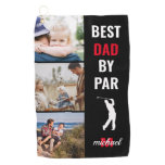 Best Dad By Par Photo Monogram Fathers Day Gift Go Golf Towel Best Dad By Par Photo Monogram Fathers Day Gift Go Golf Towel