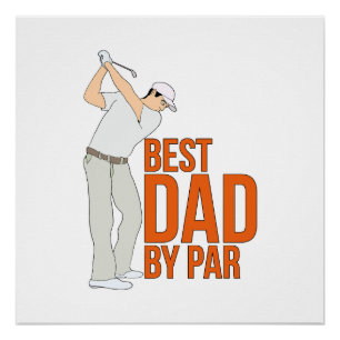 Best Dad By Par Poster