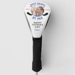 Best Dad By Par Retro Father&#39;s Day Photo Monogram Golf Head Cover at Zazzle