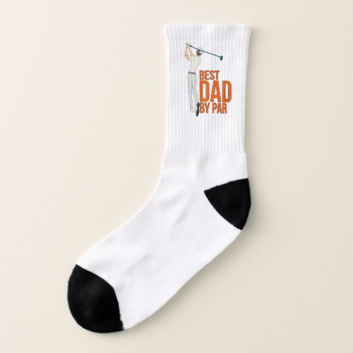 Best Dad By Par Socks