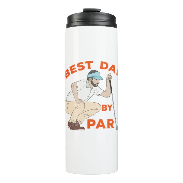 Best Dad By Par Thermal Tumbler (Front)