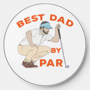 Best Dad By Par Wireless Charger