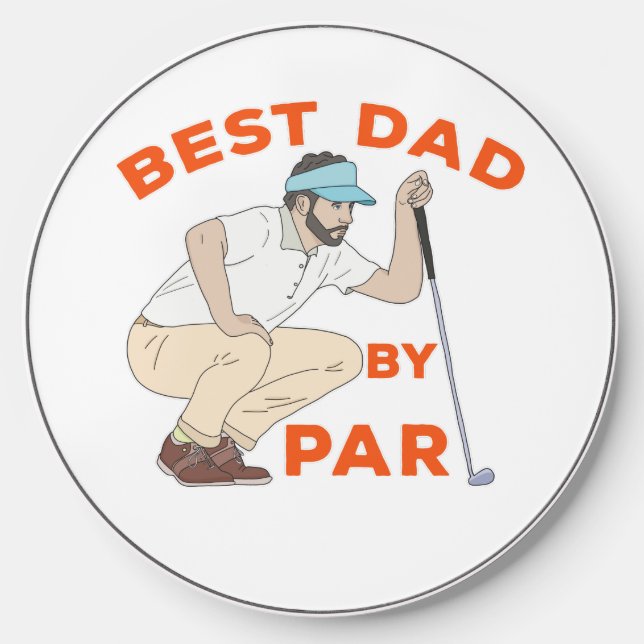 Best Dad By Par Wireless Charger (Front)