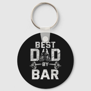 Best Dad By R For Gym Workout Dads For Fathers Day Keychain