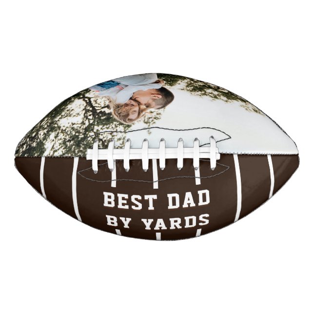 Best Dad By Yards  Football (Front)