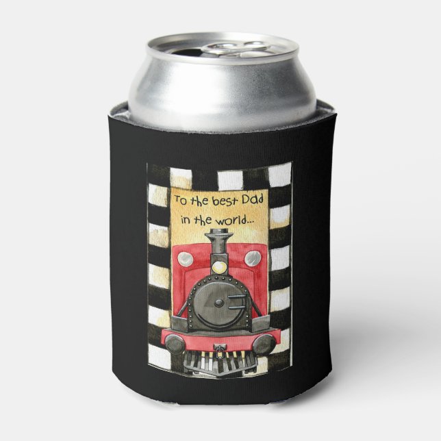 Best Dad Can Cooler (Can Front)