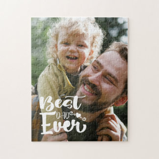 Best Dad Custom Photo Father's Day Gift puzzle